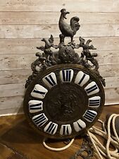 Antique French King Louis XIV Brass Lantern Clock By Lefebvre Circa 1720-1760 picture