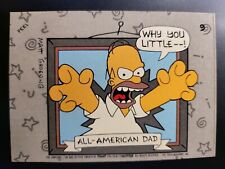  1990 Topps Simpsons Bart Homer Dad STICKER card #9 picture