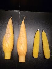 Vintage Corn  Candles Lot of 4  Cobs/ 2 Are 4.5