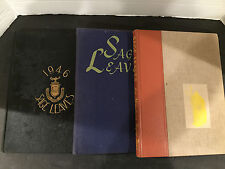 Vintage 3 Russell Sage Women’s College School Yearbooks Troy, NY SAGE LEAVES picture