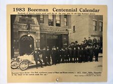 Vintage Bozeman Montana 1983 Centennial Calendar picture