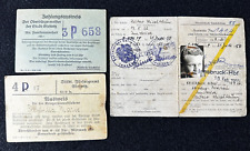 Original German Refugee Austrian Innsbruck Hbf 1950 ID Rare picture