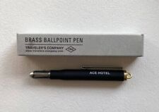 Traveler's Note ACE HOTEL Ace Hotel Collaboration Brass Ballpoint Pen 2018  picture