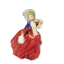 Royal Doulton Red Bone China Autumn Breezes Figurine By Leslie Harradine HN2176 picture