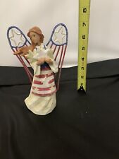 2001 Roman Inc American Angel Accents Figurine 
