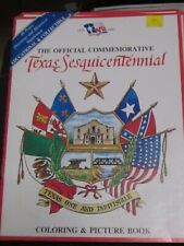 1986 Commemorative TEXAS SESQUICENTENNIAL COLORING AND PICTURE BOOK picture