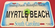 Myrtle Beach South Carolina Booster License Plate PLASTIC picture