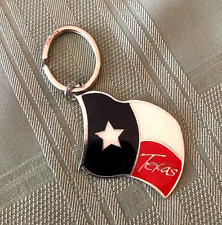 Texas Flag with Star Keychain excellent condition picture