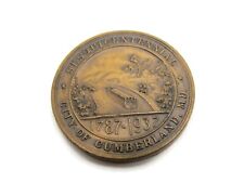 Cumberland Maryland Sesquicentennial Coin Token 1937 Beautiful Patina & Design picture
