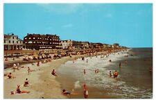 Vintage Virginia Beach Virginia Coast View Postcard Unposted Chrome picture