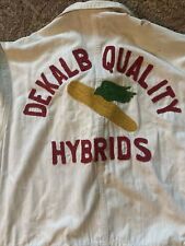 Dekalb Seed Cover Alls RARE Strong Man Brand Size 40 Large Hand Stiched ORIGINAL picture