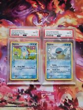 PSA 8 Bundle Squirtle Reverse Holo 2004 Pokemon Card  Fire Red & Leaf Green picture