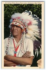 c1940's An Indian Seneca Reservation Salamanca New York	NY Unposted Postcard picture