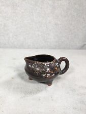 Vintage Moriage Redware Hand Painted Coffee/Tea Creamer Made in Japan picture