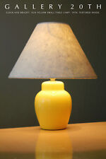 SWEET MID CENTURY SUN YELLOW TABLE LAMP ACCENT PANTON 1970's DECORATOR GALLERY picture