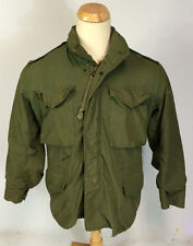 Vintage M65 Vietnam WWII Korean War Jacket Coat Stow Hood Distressed Worn Faded picture