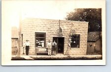 RPPC Real Photo Postcard Wisconsin Green Lake The Live Wire Newspaper ? picture