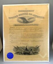 WWI Commision Document-1917 Signed By H.P. Mcain/William M. Ingraham-Military picture