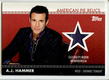 A.J. HAMMER RELIC MEMORABILIA JEWISH VH1 SHOWBIZ TONIGHT 2011 TOPPS AMERICAN PIE picture