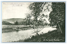1916 On The Tweed Peebles Scottish Borders Scotland Antique Postcard picture