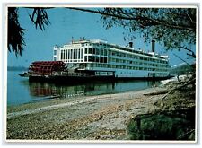 1983 Steamboat Mississippi Queen River Paddlewheel Rolling Salinas CA Postcard picture