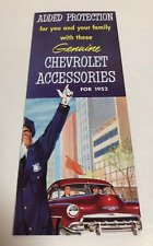 1952 Chevrolet Genuine Accessories Sales Brochure  dealership picture