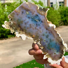 386G  Natural Ocean Jasper Crystal SliceLarge Specimen Healing- Museum Grade picture