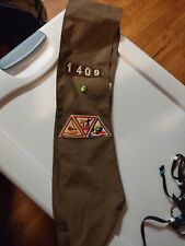 Vintage 1980's Girl Scouts Sash Brownies  picture