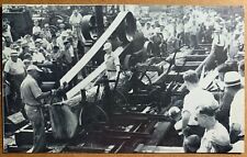 Postcard Kinzers PA - Steam Powered Logging Saw - Historical Demo  picture