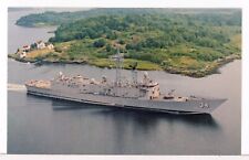 U.S.S. AUBREY FITCH (FFG-34) New Class of Ocean Escort Ships 1980s Postcard picture