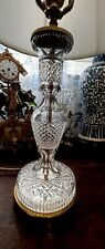  Vintage - WATERFORD CRYSTAL and Brass Table Lamp - 25