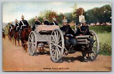 WW1 Osborne Lithograph Postcard - German Field Artillery Regiment Military picture
