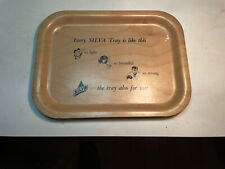 Vintage Silva Wooden Tray Made In Sweden picture