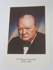 Sir Winston Churchill 1874-1965 Postcard BL55 picture