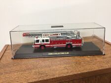 MINT Code 3 Collectors Club 1/64 E One Ladder 1 C3CC Fire Truck in DISPLAY CASE picture