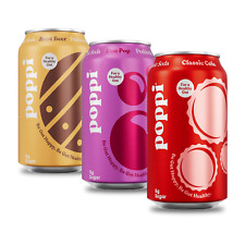 POPPI Sparkling Prebiotic Soda Classics Variety Pack, 12Oz (12 Pack) picture