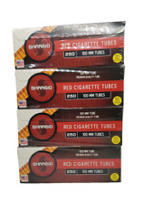 Shargio Red Full Flavor 100s 100mm Cigarette Filter Tubes - 4 Boxes (1000 Tubes) picture