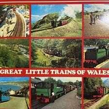 Postcard UK Great Little Trains of Wales Railroad Great Britain Colourmaster VTG picture