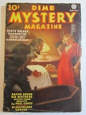 Dime Mystery Magazine v. 13 #3, Feb. 1937  GD/VG  Great Tom Lovell Cover picture