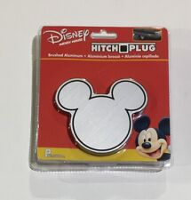 Rare Discontinued Mickey Mouse Brushed Aluminum Hitch Plug  picture