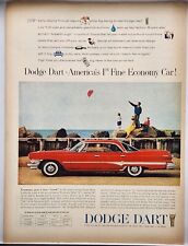 1960 Dodge Dart Slant 6 Vintage Color Print Ad picture