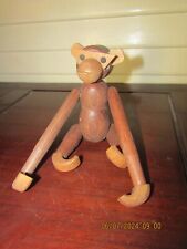 VTG. VIKING WOOD JOINTED MONKEY -HAND MADE JAPAN picture