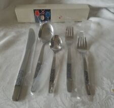 Amefa Royal Damask Stainless Flatware 5 Pc Place Setting New In Box picture