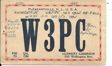 QSL 1931 Pleasantville New Jersey      radio card picture