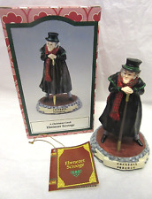 VTG Novelino Ebenezer Scrooge A Christmas Carol Charles Dickens Figurine In Box picture