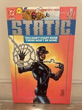 Static #1 DC Comics 1993 Platinum Edition High Grade Comic Book picture
