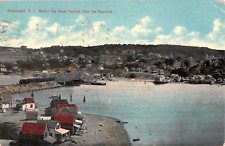 1911 Bird's Eye View Tiverton from Hummock Portsmouth RI post card picture