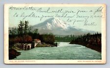 Mt. Rainier Washington Postcard c1905 Seattle to Colfax Washington picture