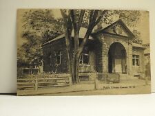 Public Library Exeter, New Hampshire VTG Lithograph Postcard A799 picture