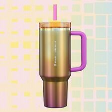 Starbucks x Stanley Summer 2024 Collab 40 oz Tumbler Gradient Gold and Pink picture